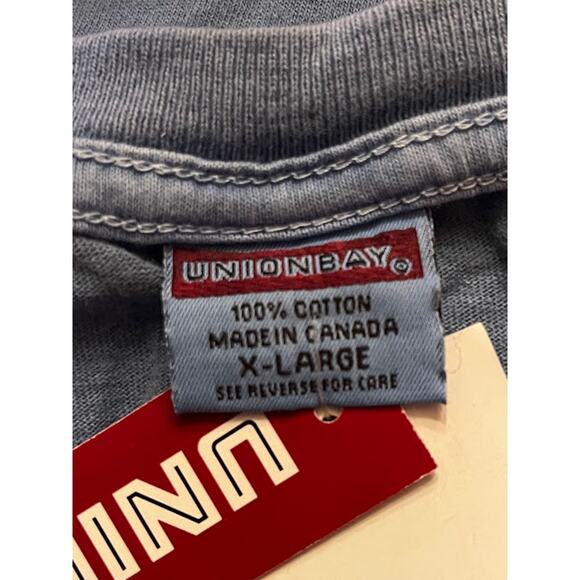 VTG UNIONBAY Sea Blue Muscle Shirt Size XL NWT - Picture 3 of 7